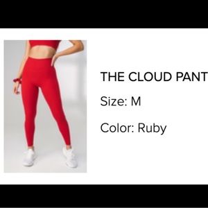 Vitality / Balance Athletica Cloud Pant Leggings size M in Ruby